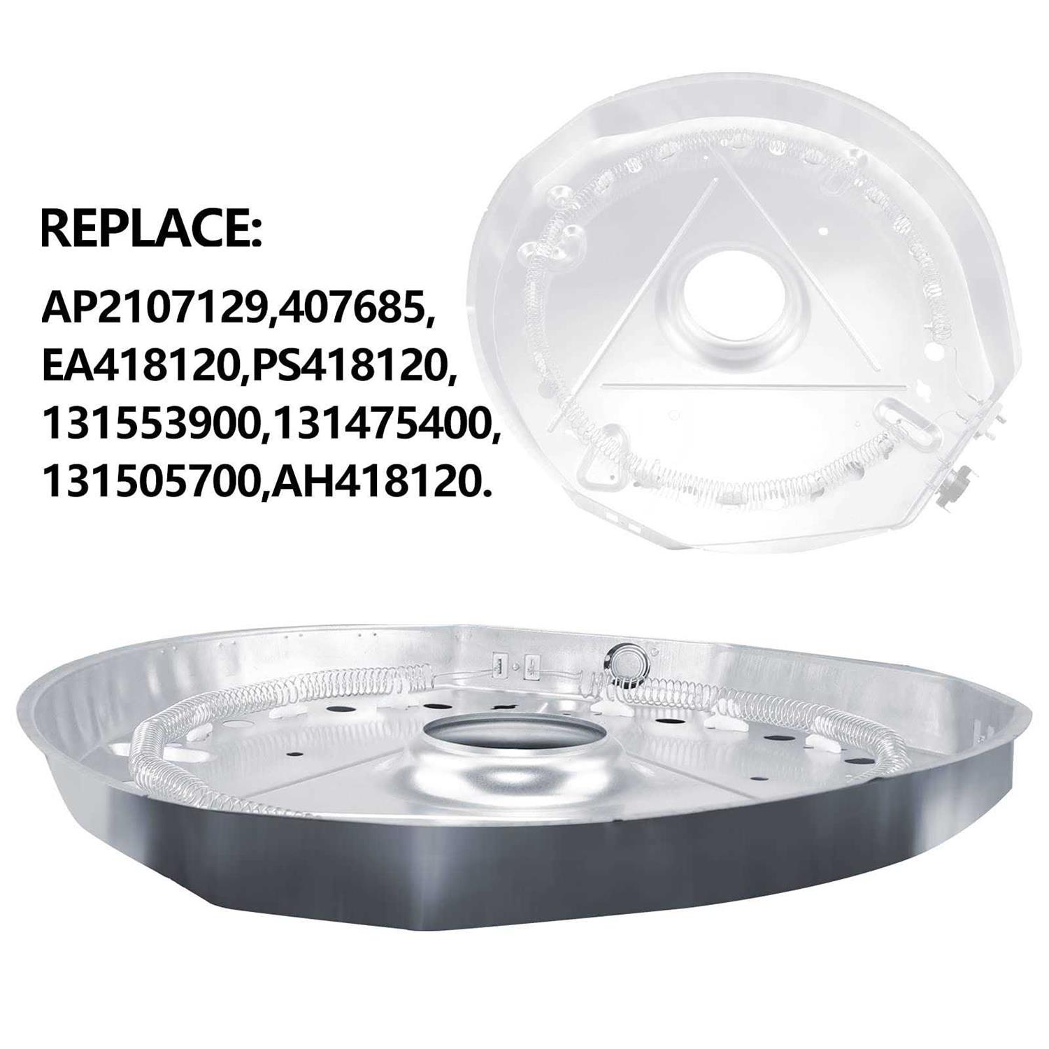 131553900 Dryer Heater Assembly by Sikawai Fit for Frigi-daire Ken-more Gib-son Cros-ley Replace AP2107129 407685 131475400 131505700-1 YEAR