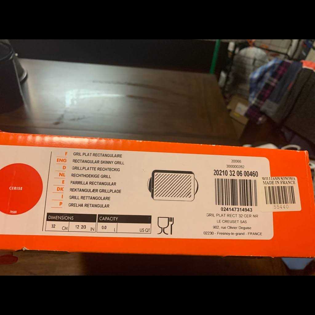 Le Creuset Enameled Cast Iron Skinny Grill