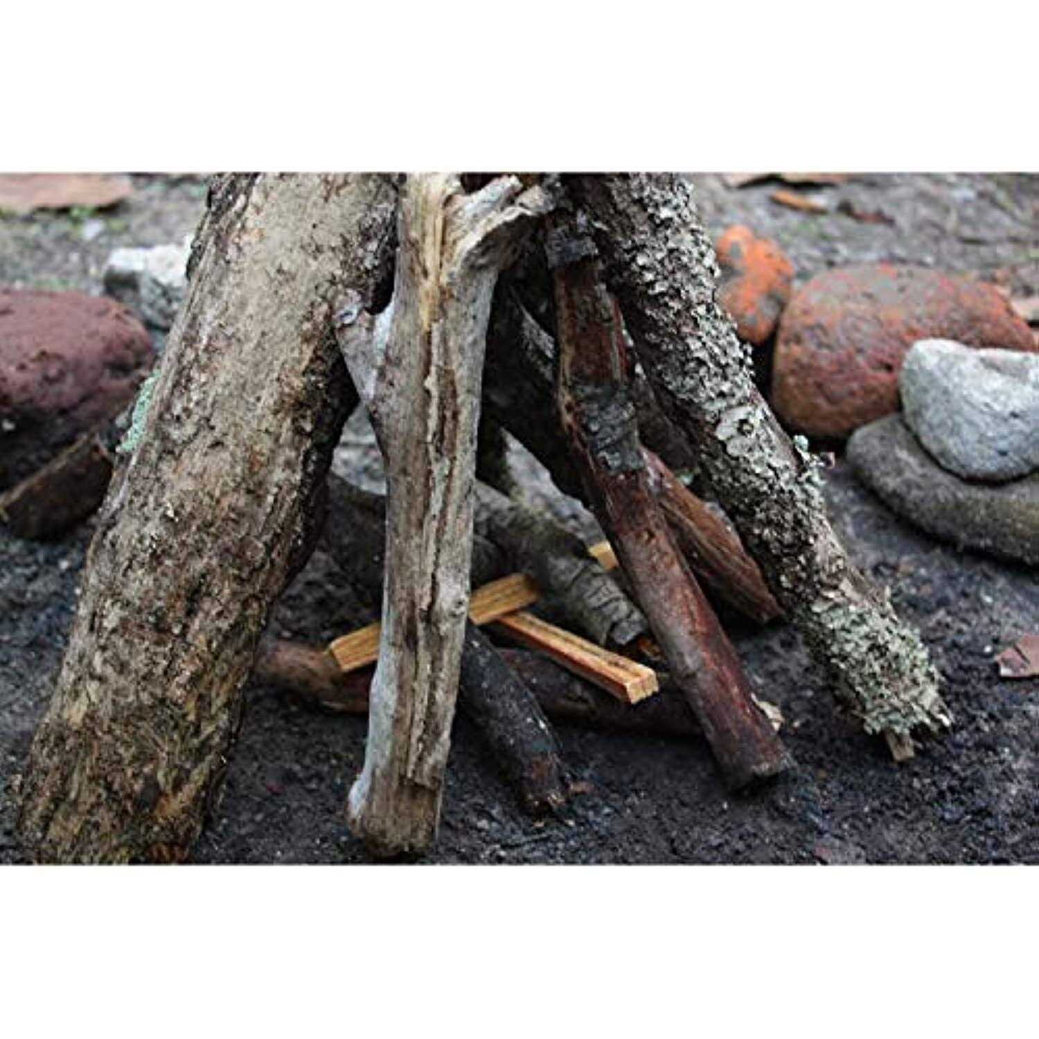 Fatwood Firestarter Burlap Bag