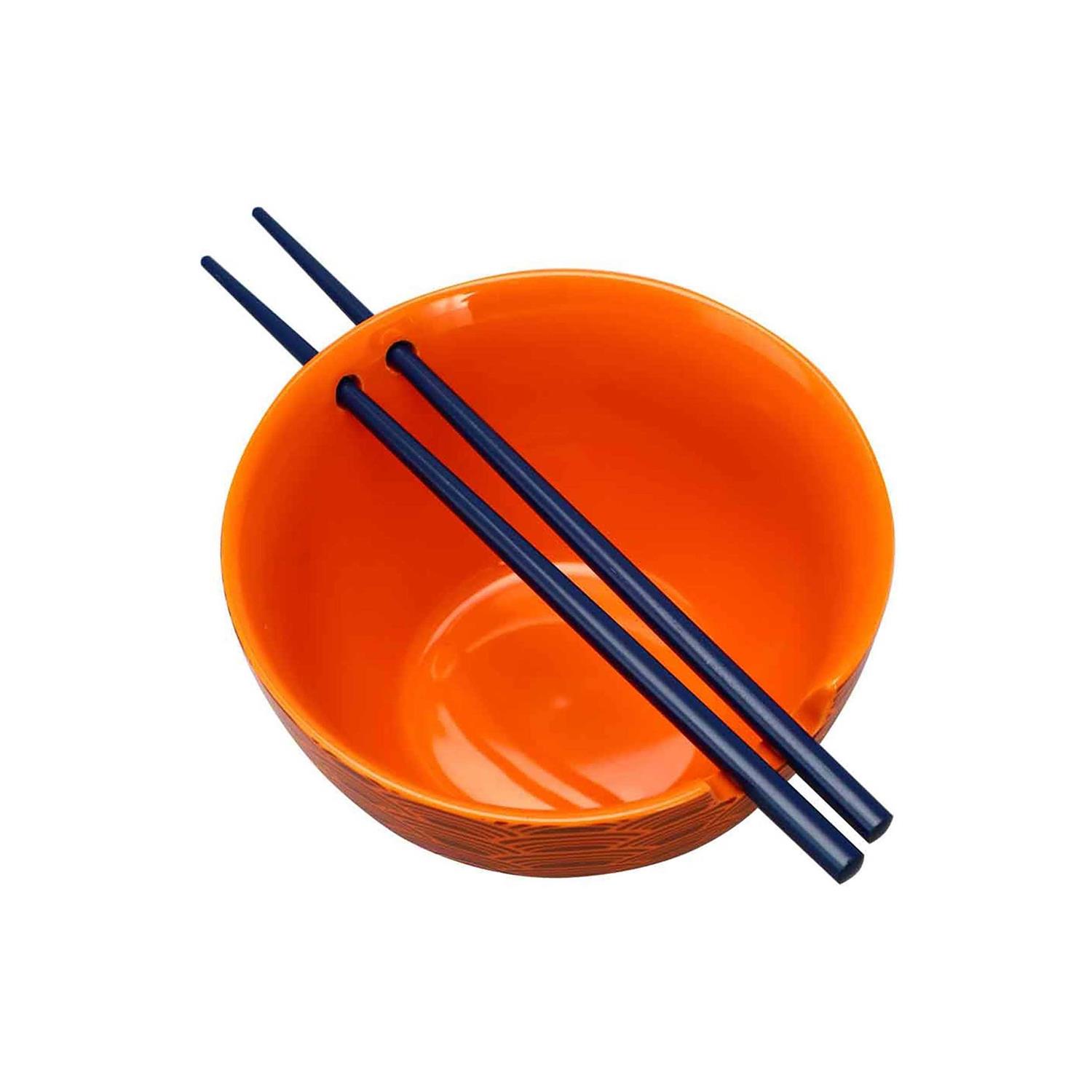 Bioworld Naruto Ceramic Ramen Bowl with Chopsticks