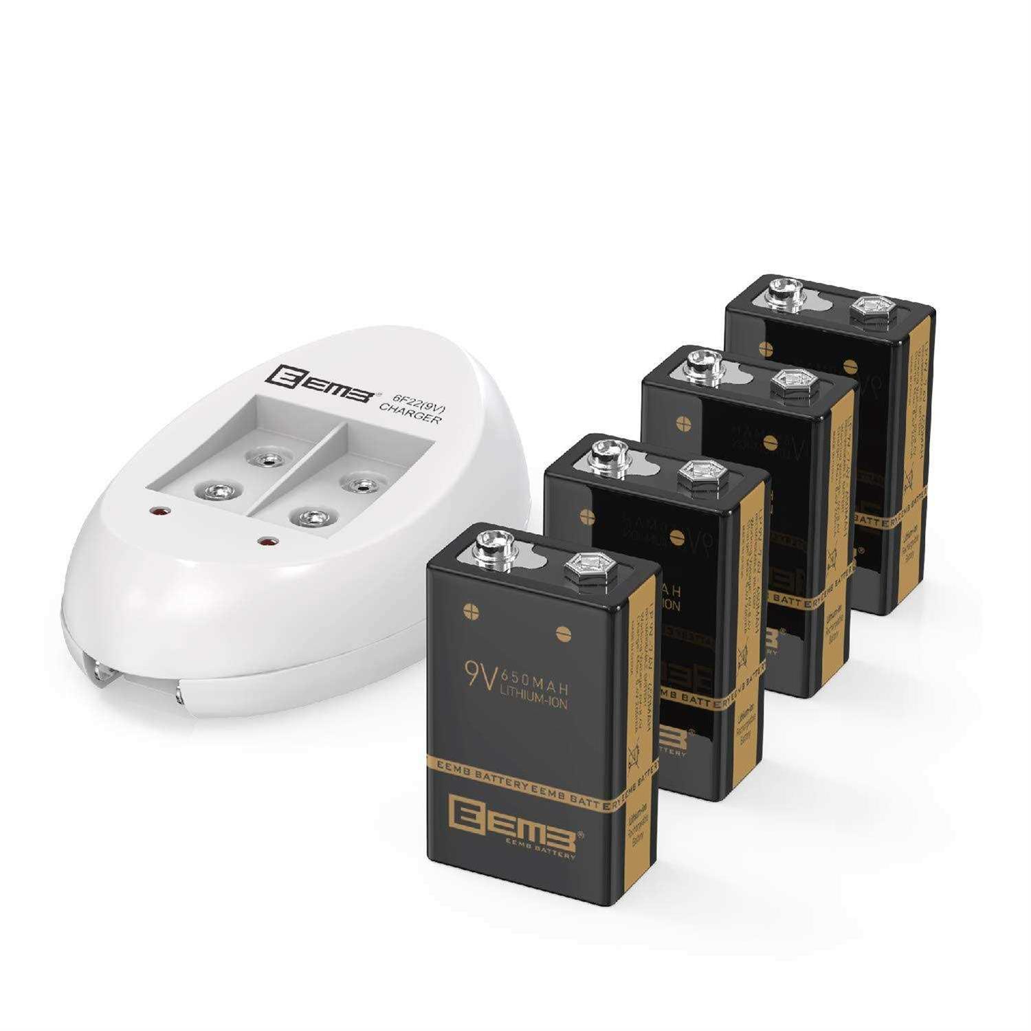 EEMB 9V Li-ion Battery W/ Charger