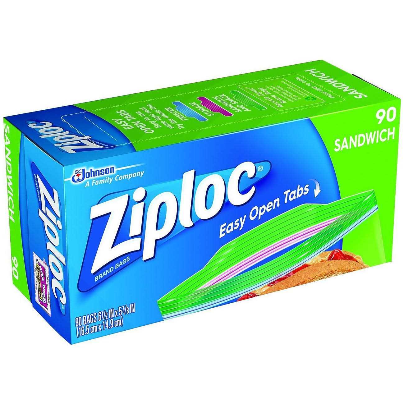 Ziploc Sandwich Bags