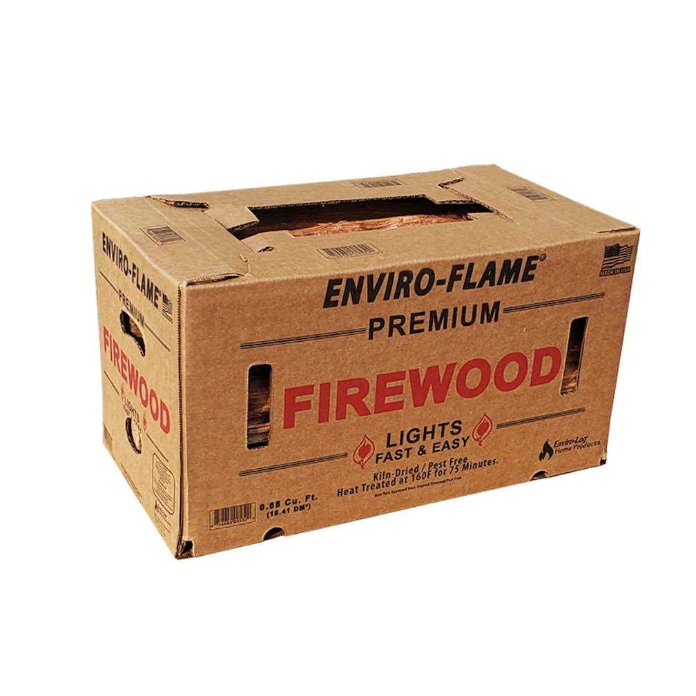 Enviro-Log Enviro-Flame Firewood .65cf Boxed Fire Log Wood