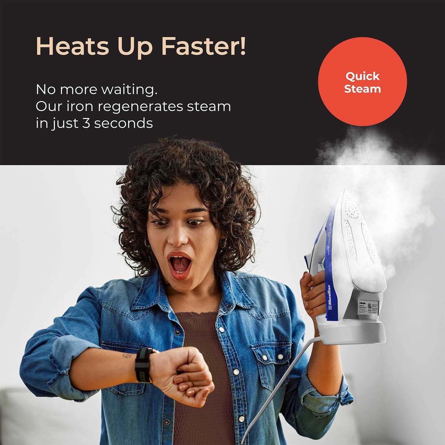 Mueller Professional Grade Steam Iron