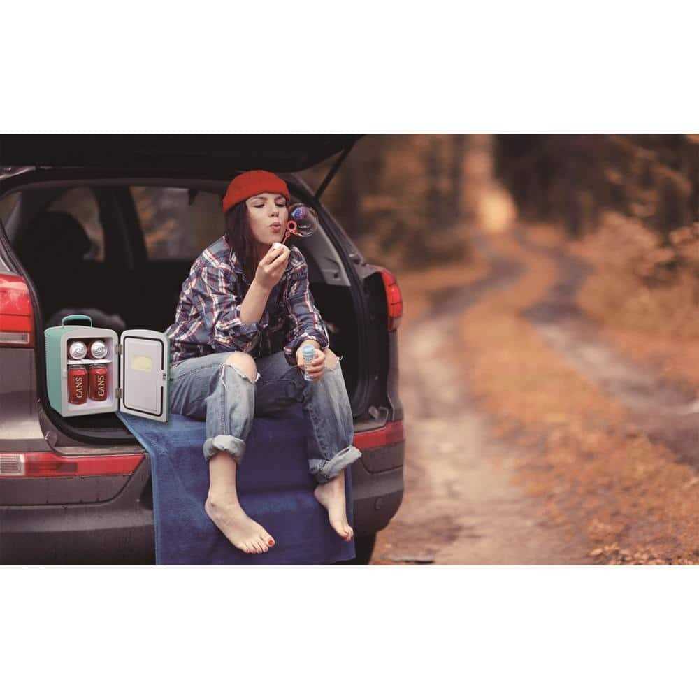 Frigidaire EFMIS129-WHITE .5-Cubic-Foot Retro Portable Mini Fridge