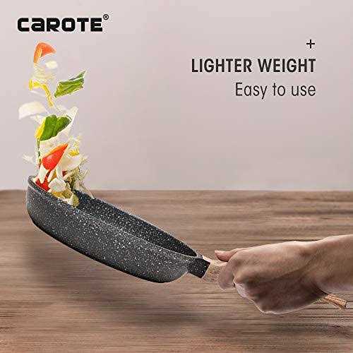 Carote Nonstick Frying Pan Skillet,Non Stick Granite Fry Pan Egg Pan Omelet Pans