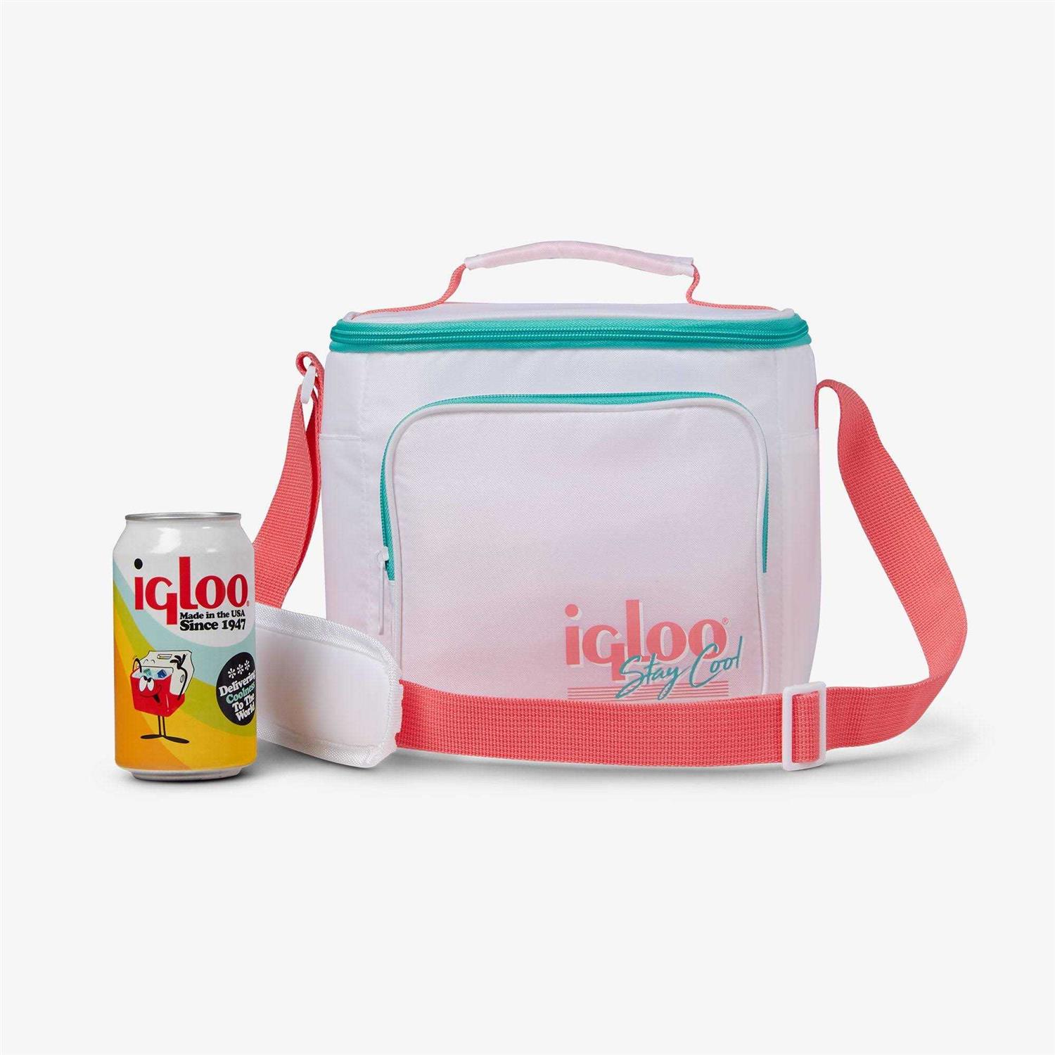 Igloo 90s Retro Collection Square Neon Lunch Box Cooler Bag