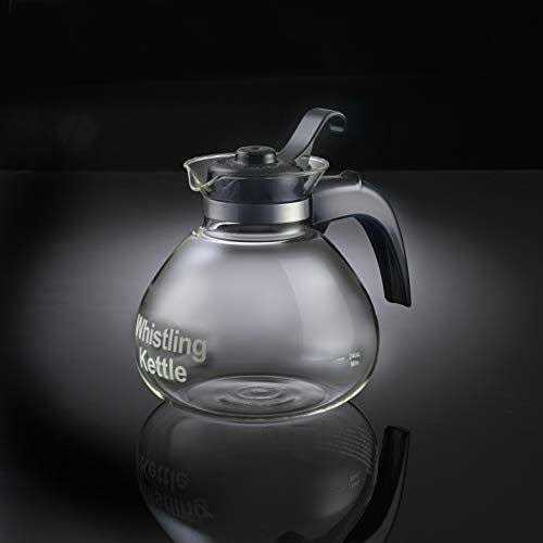 Medelco Glass Whistling Kettle
