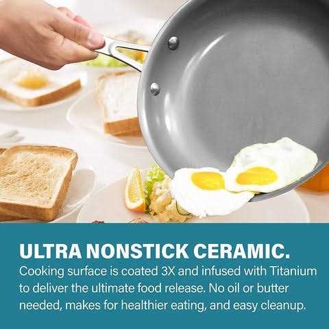 Gotham Steel 20 Piece Nonstick Cookware and Bakeware Set