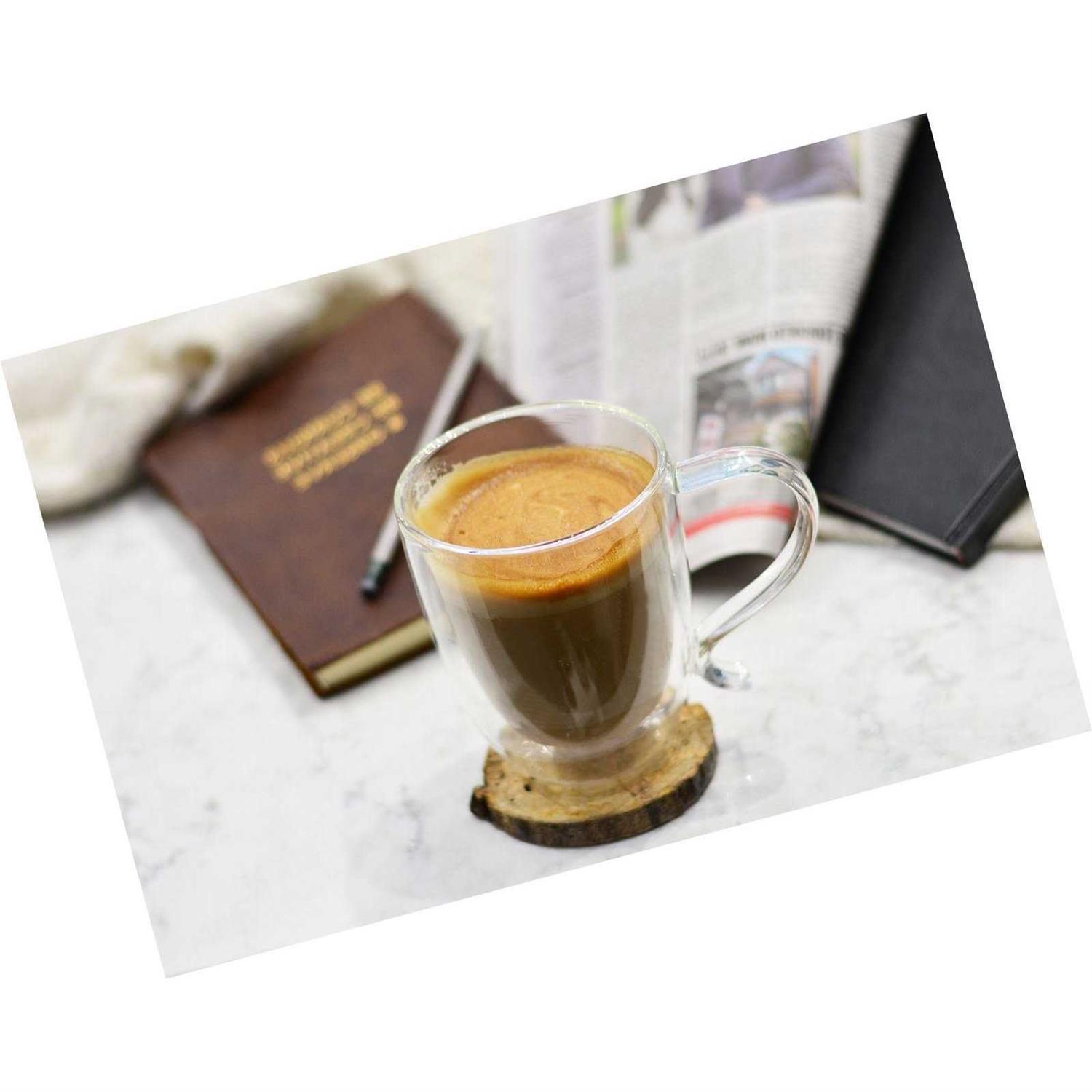 Grosche Cyprus Double Walled Glass Mug