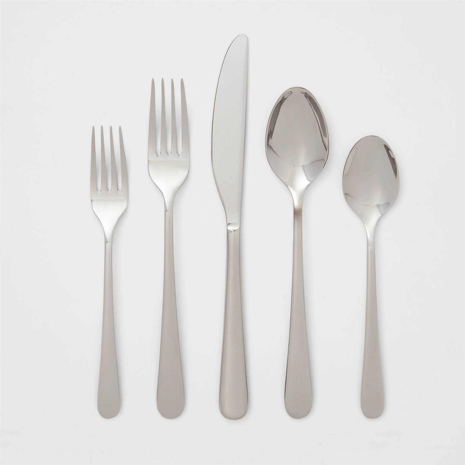 Threshold Harrington Flatware Set Silver