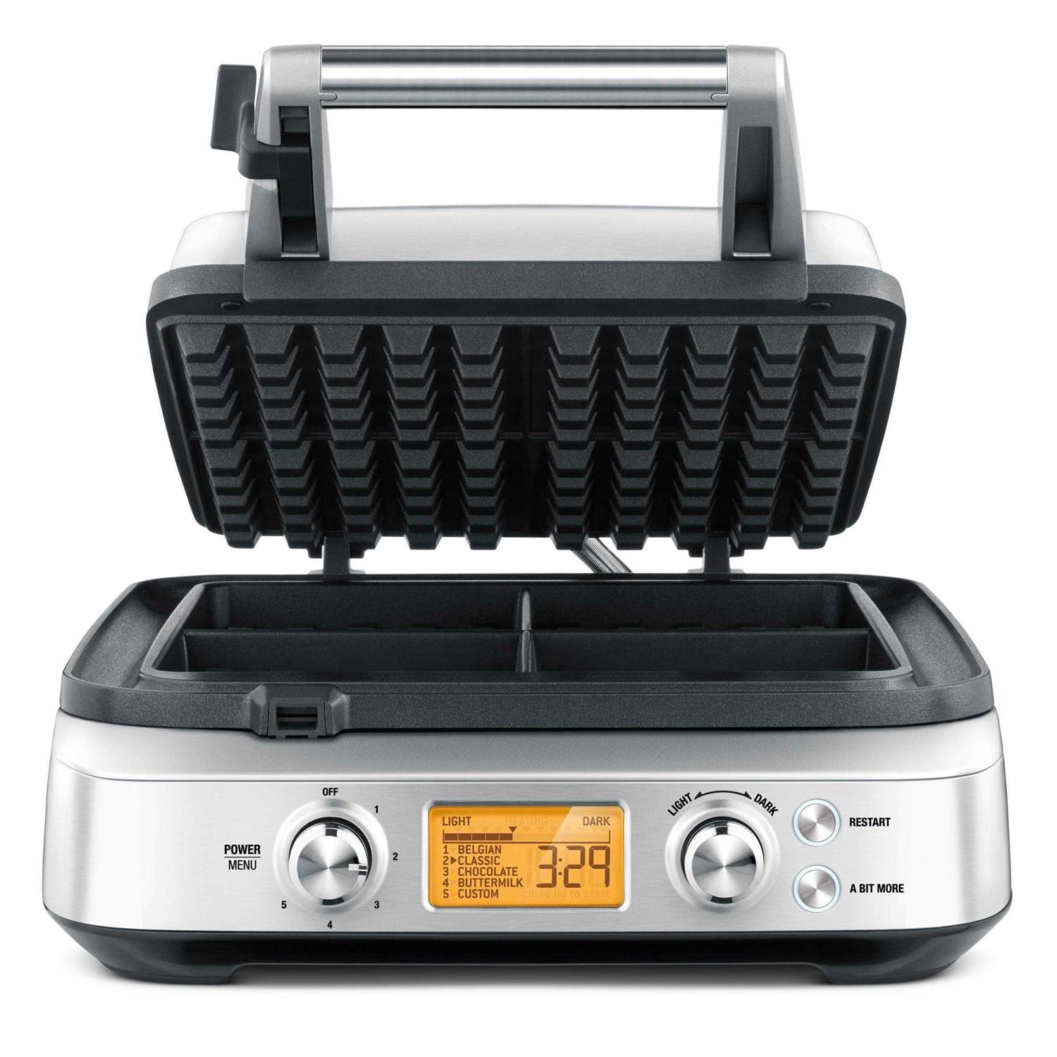 Breville BWM640XL Smart 4-Slice Waffle Maker