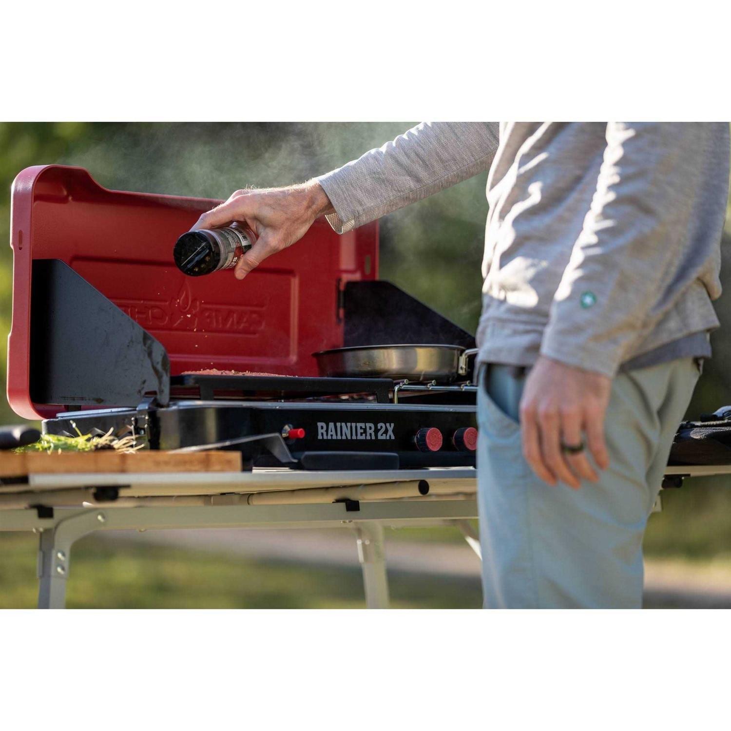 Camp Chef Mountain Series Rainier 2X Two-Burner Cooking System