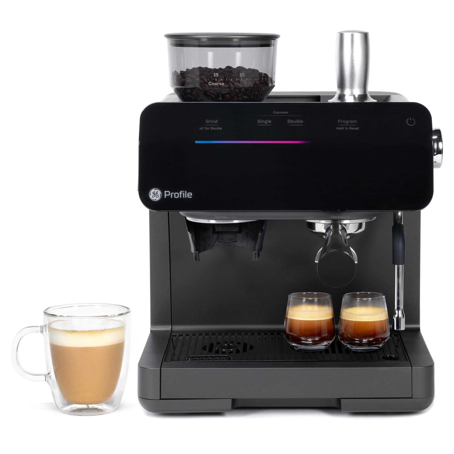 GE Profile Semi Automatic Espresso Machine + Frother