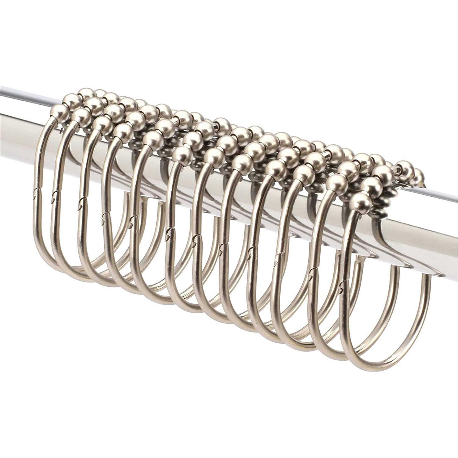 2LB Depot Depot Wide Shower Curtain Rings Hooks