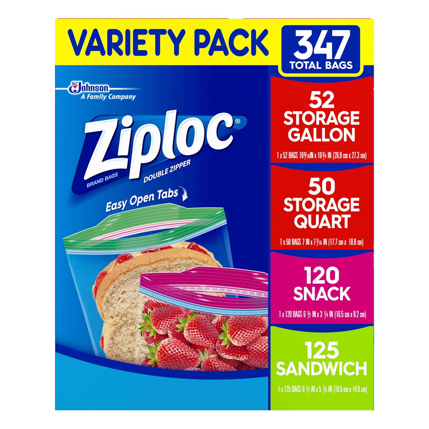 Ziploc Bags Variety
