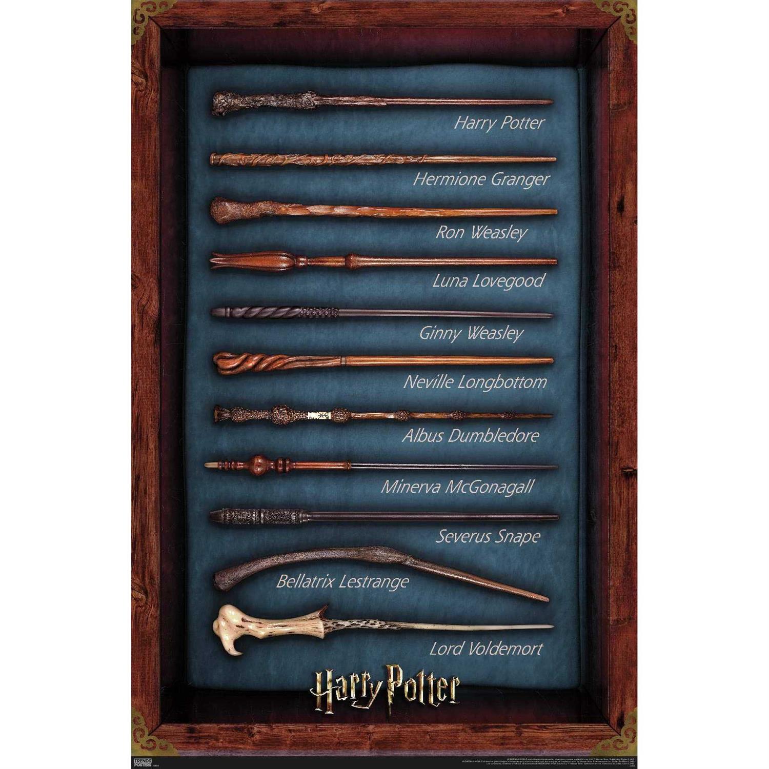 Trends International The Wizarding World Harry Potter Wands Wall Poster