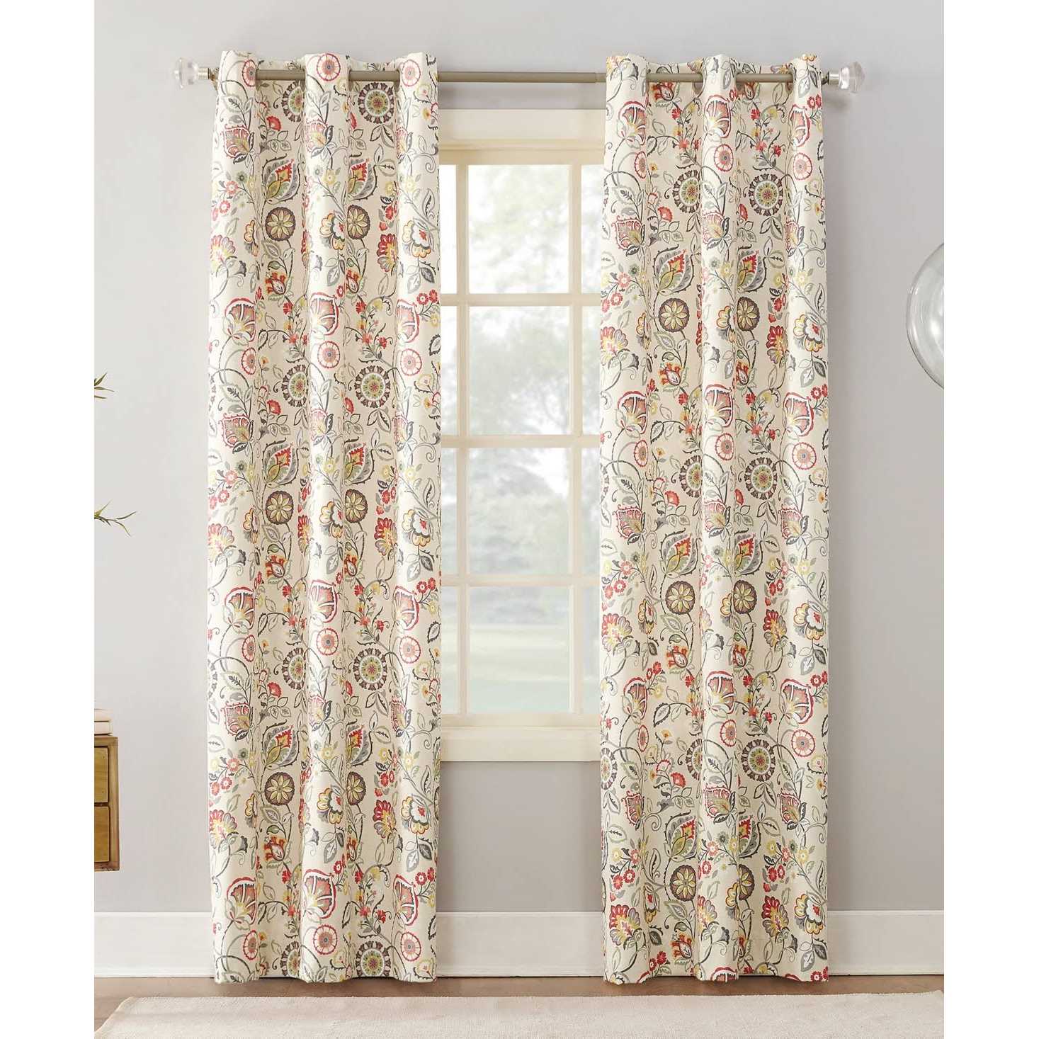 Sun Zero Room Darkening Grommet Single Curtain Panel