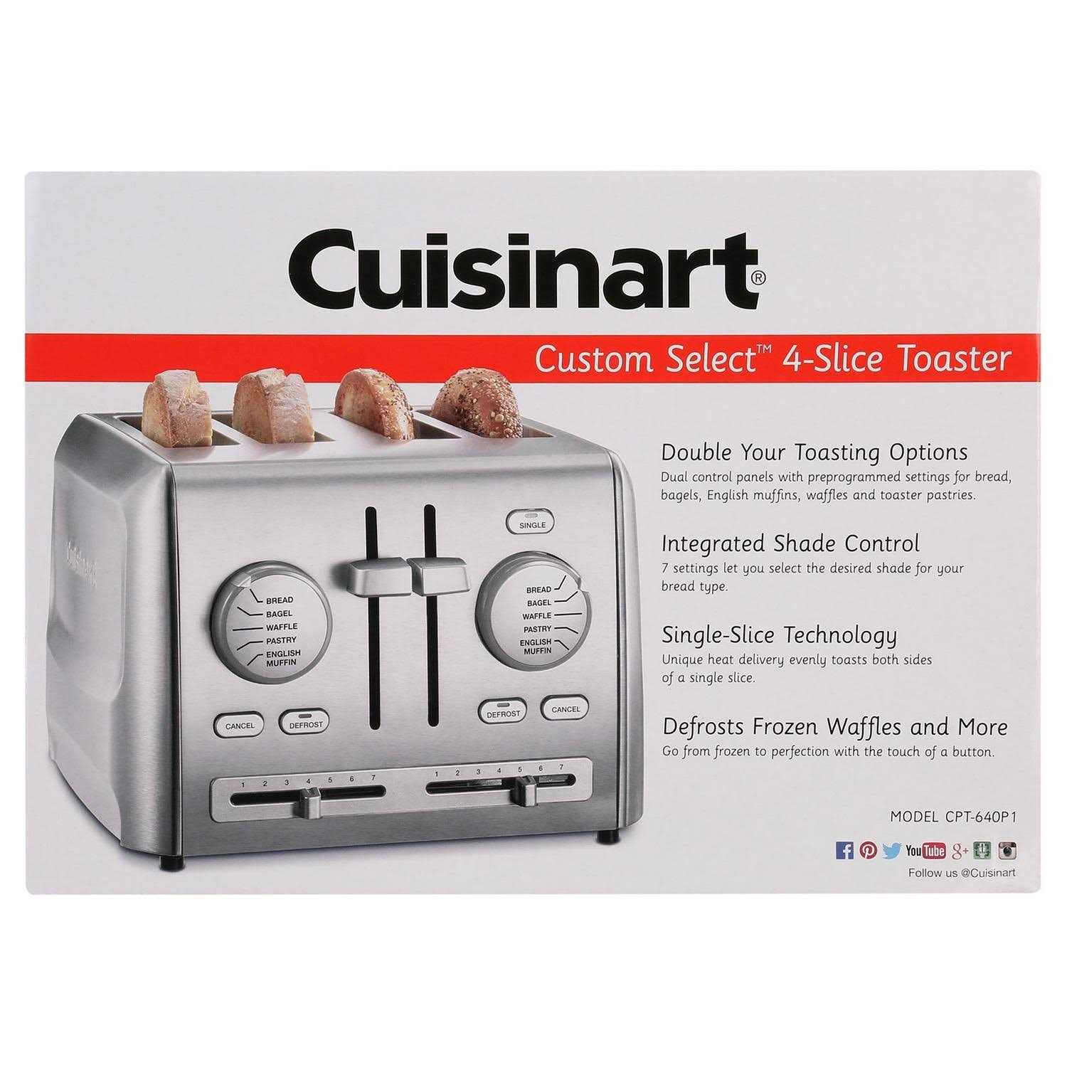 Cuisinart 4 Slice Custom Select Toaster