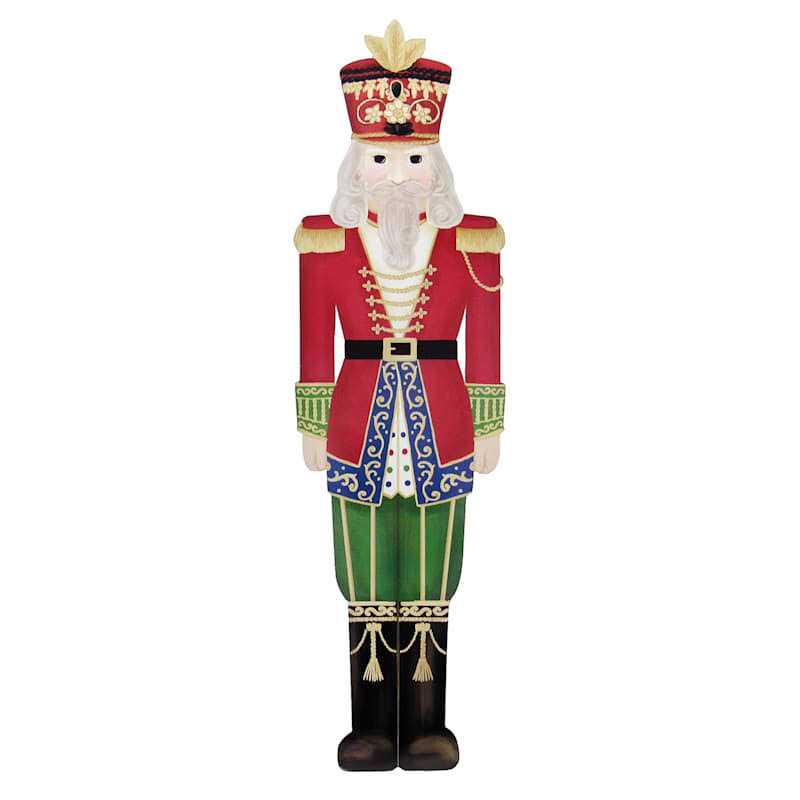 At Home Wooden Porch 35 Nutcracker Soldier