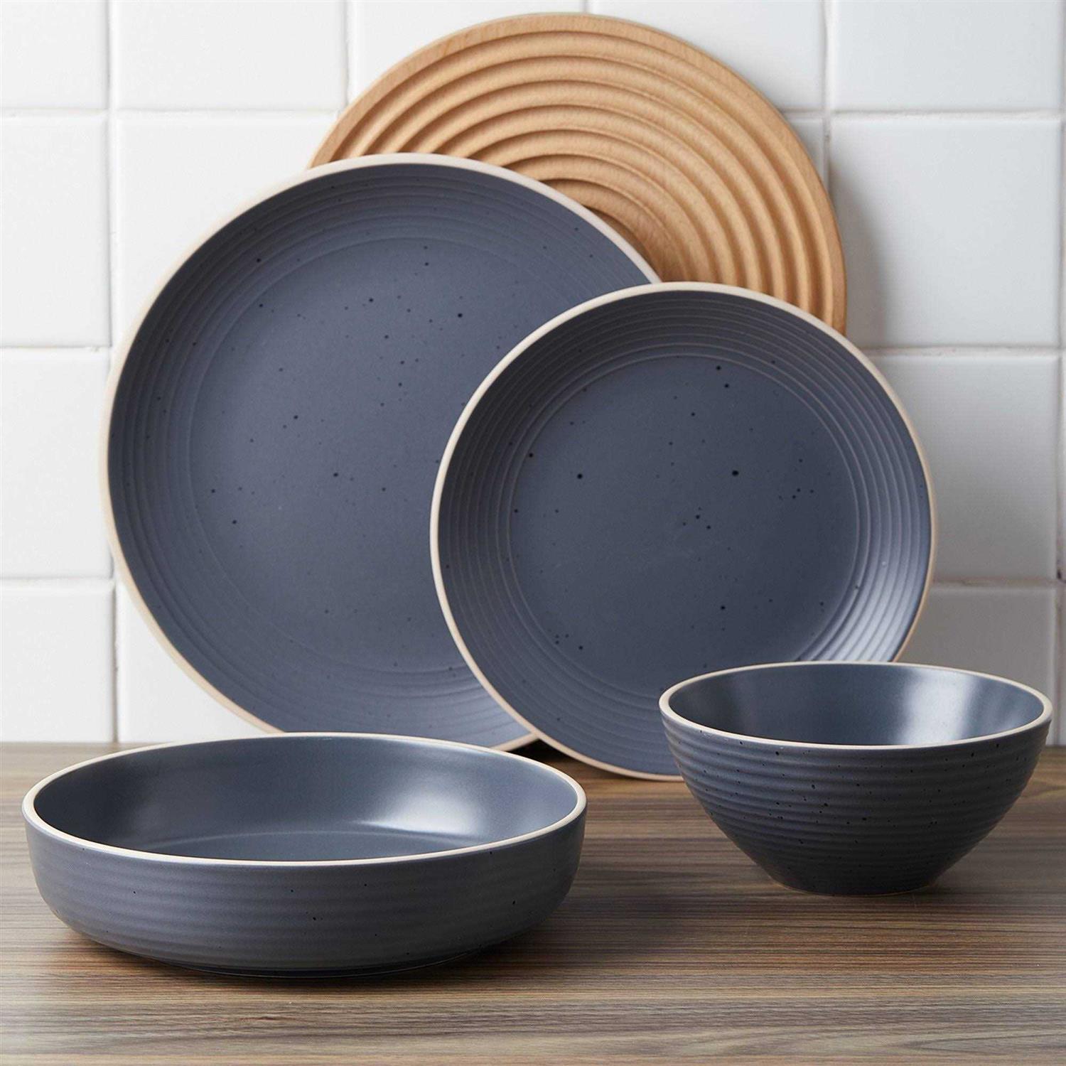 Stone Lain Lauren 16-Piece Dinnerware Set Stoneware