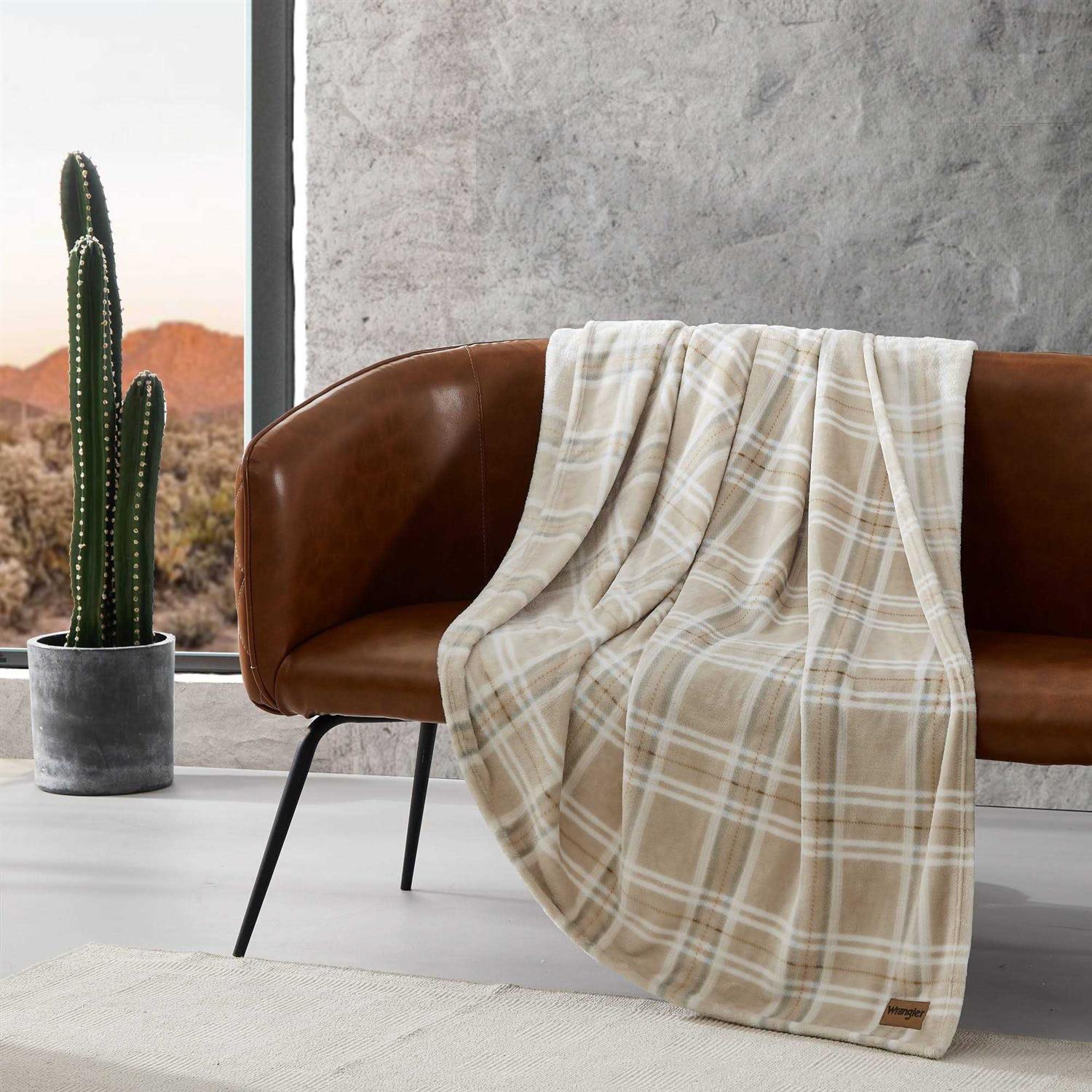 Wrangler Ultra Soft Plush Fleece Blanket