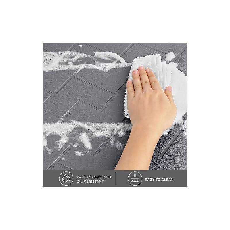 WEZVIX Non-Skid Kitchen Rugs and Mats Anti Fatigue Kitchen Mat 2 PCS