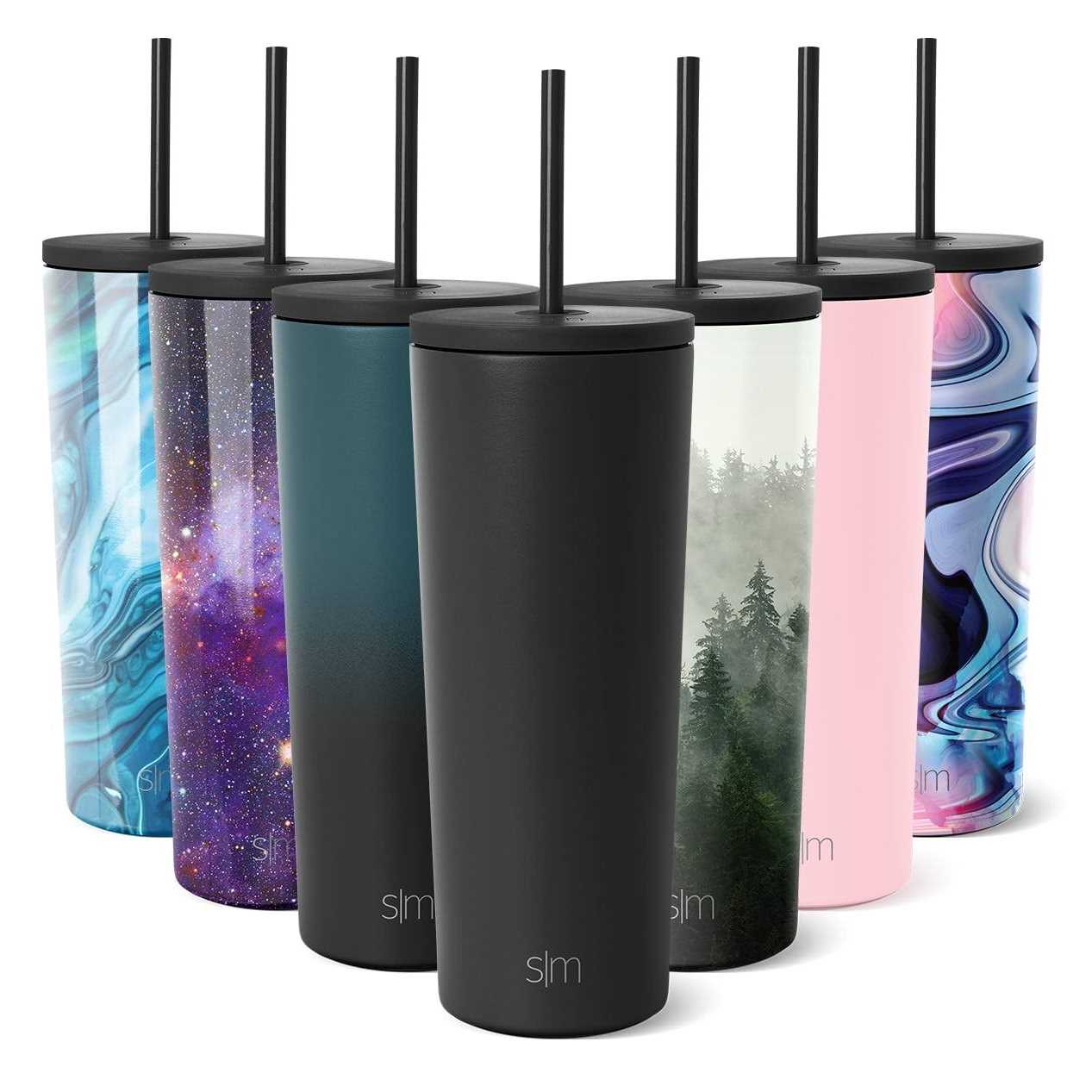 Simple Modern Classic Tumbler Insulated with Lid and Straw