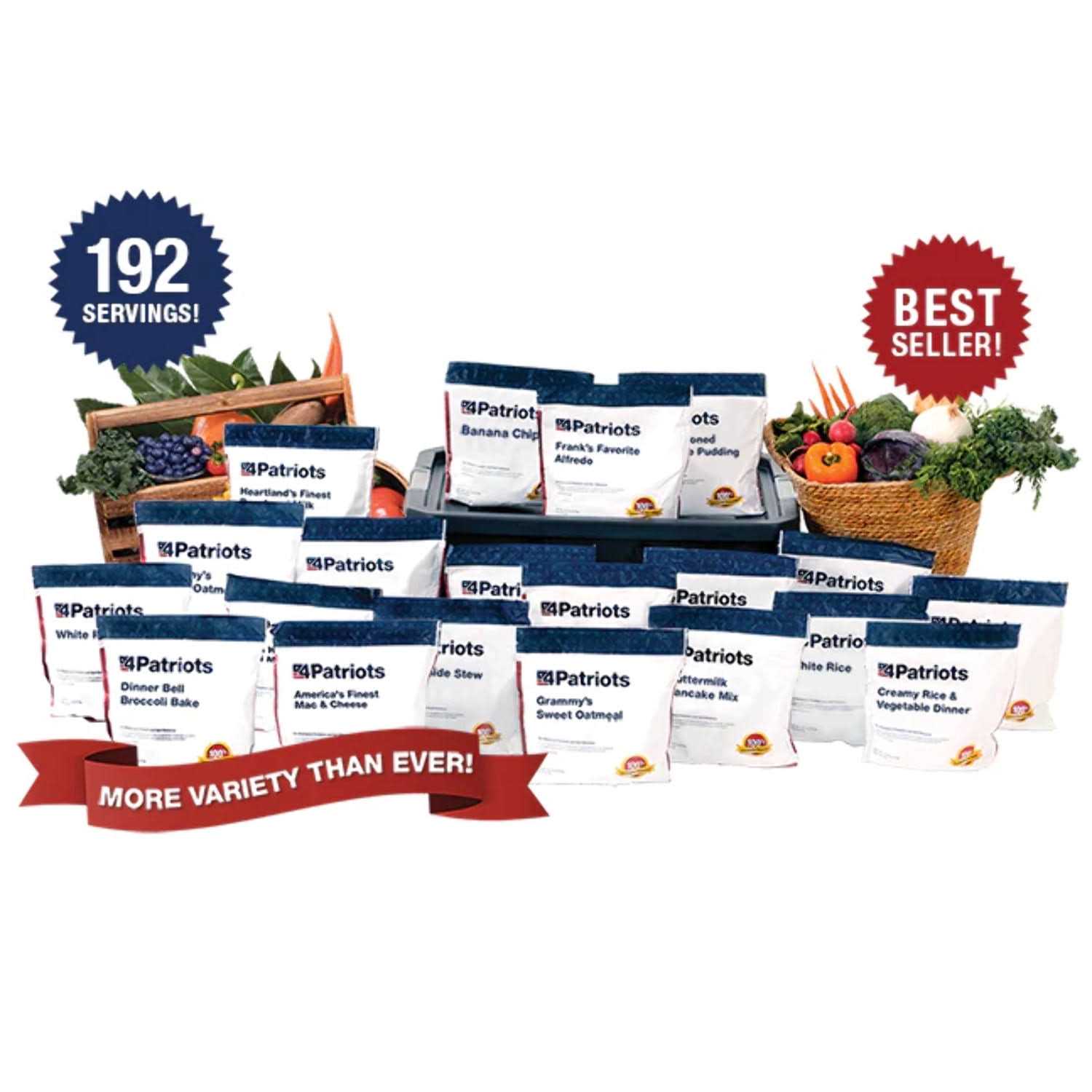 4Patriots 2-Week Emergency Food Supply Survival Kit