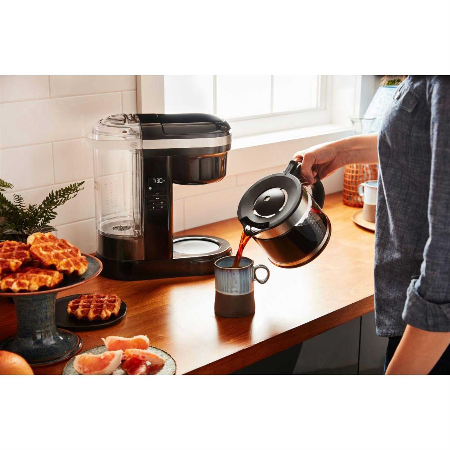 KitchenAid 12 Cup Drip Coffee Maker with Spiral Showerhead