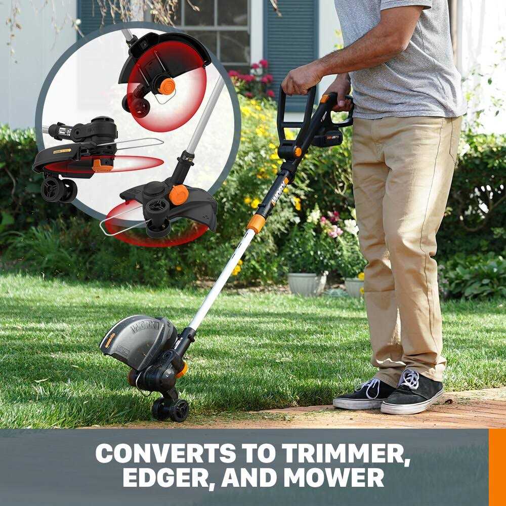 Worx WG170.3 GT Revolution 20V PowerShare 12 Grass Trimmer/Edger