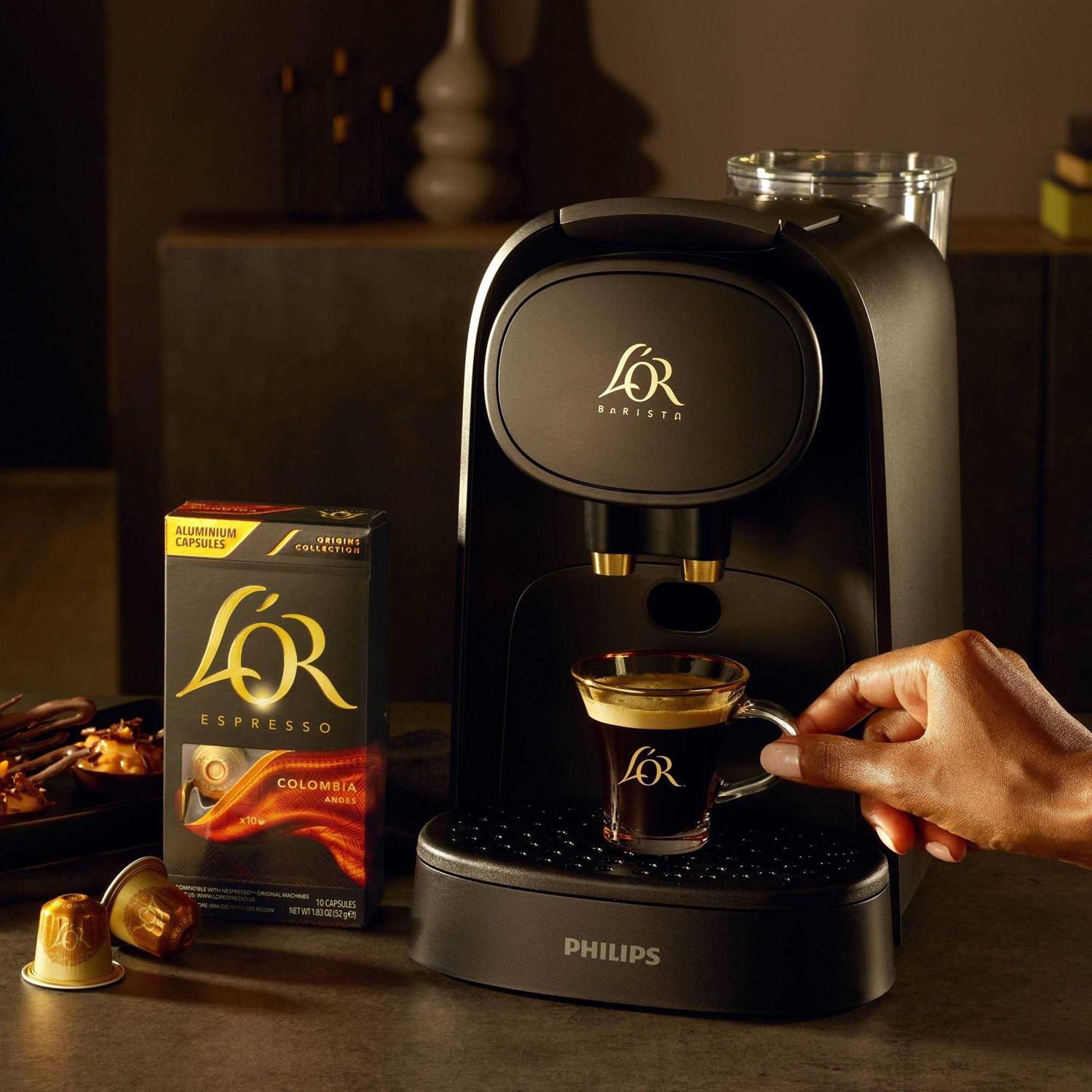 L’OR Barista System Coffee and Espresso Machine Combo by Philips