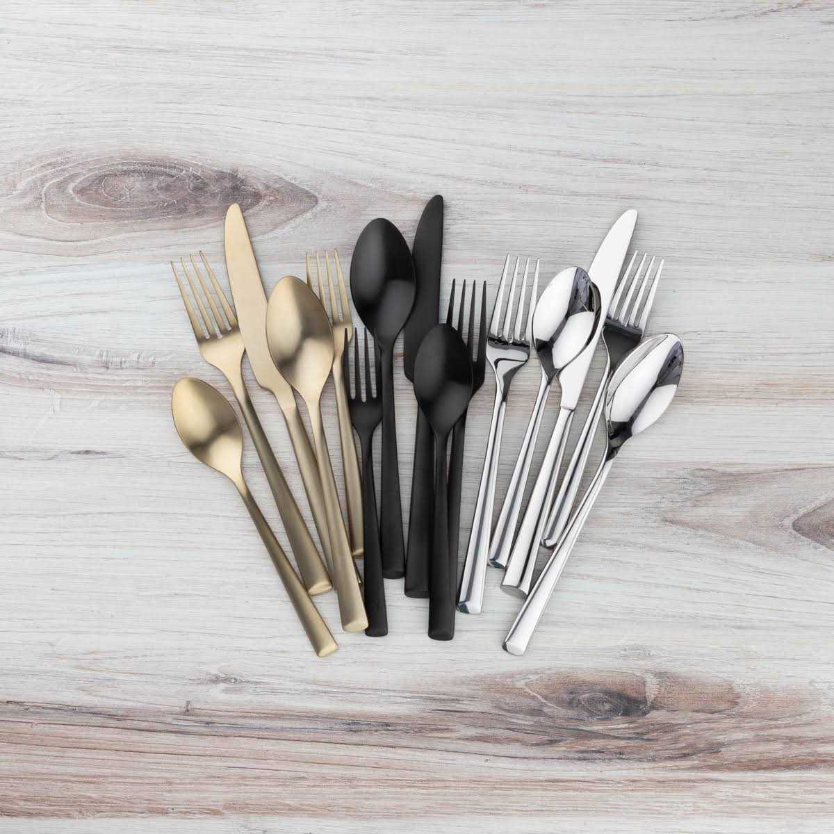 Cambridge Silversmiths Gilda Satin 20 Piece Flatware Set