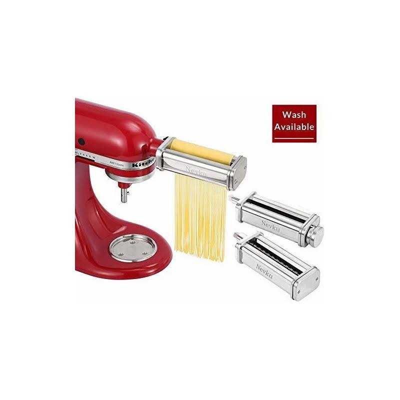 NEVKU Pasta Maker Attachments Set For All Kitchenaid Stand Mixer