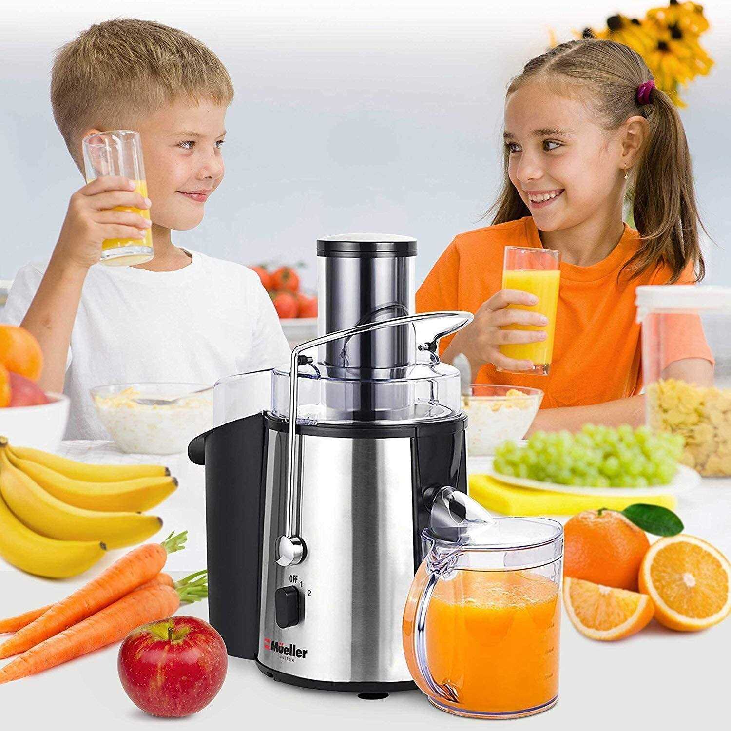 Mueller Juicer Ultra Power Easy Clean Extractor Press Centrifugal Juicing Machine