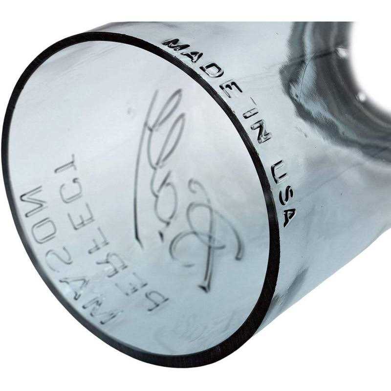 Mason Jar Lifestyle Open Bottom Mason Jar Glass Shade with 1-5/8-Inch Fitter Opening Lighting Lid