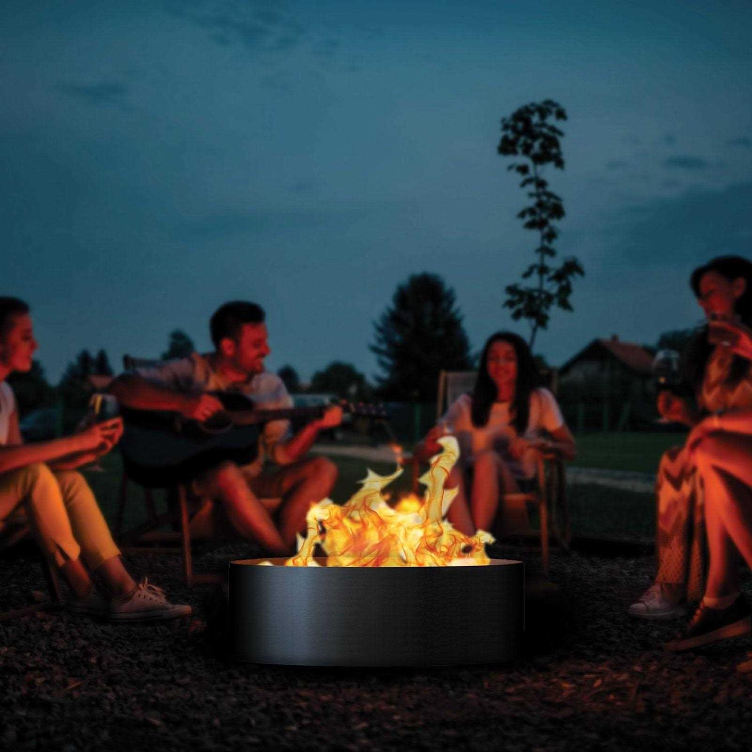 P&d Metal Works Inc Solid 3 Piece Fire Ring