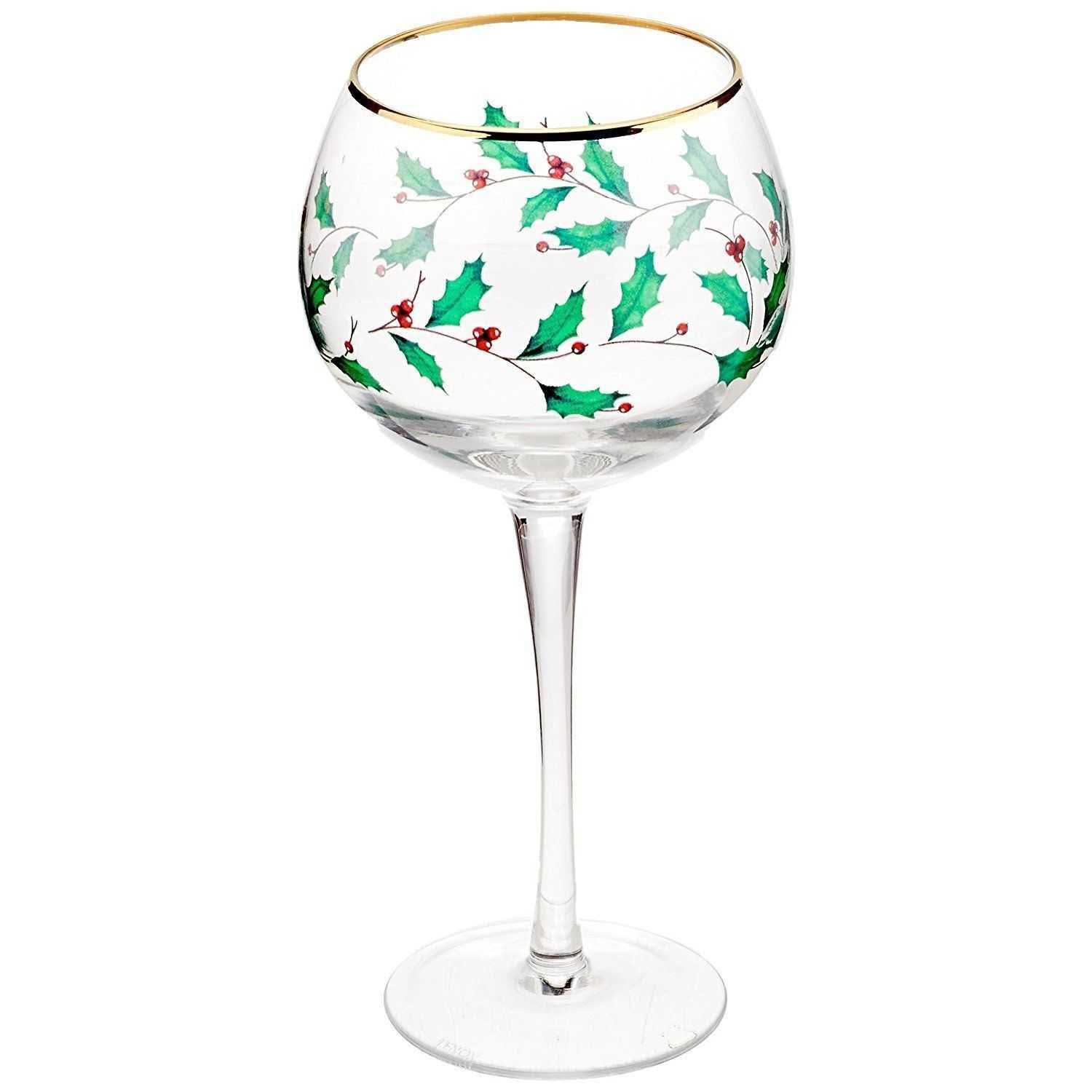 Lenox 4-Piece Holiday Wine Glass Set