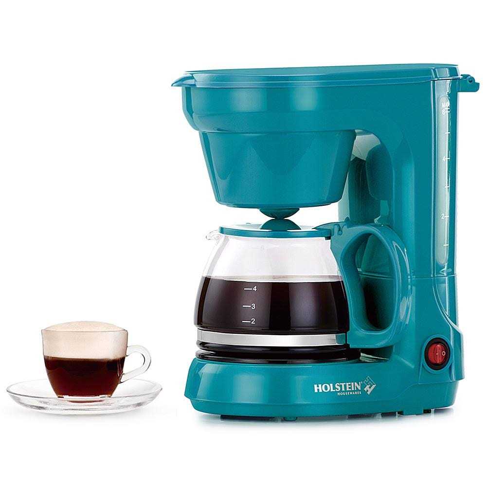 Holstein Housewares 5 Cup Coffee Maker Teal