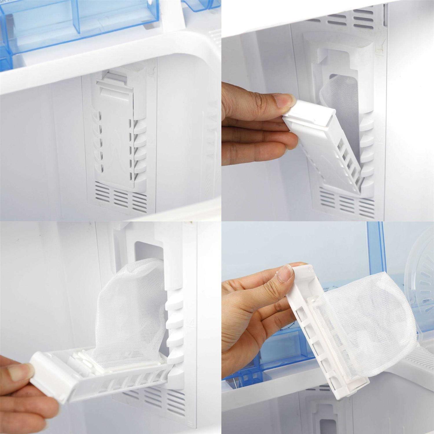 Zeny Portable Compact Mini Twin Tub Washing Machine Large Capacity Built-in Gravity Dryer Separate Washer