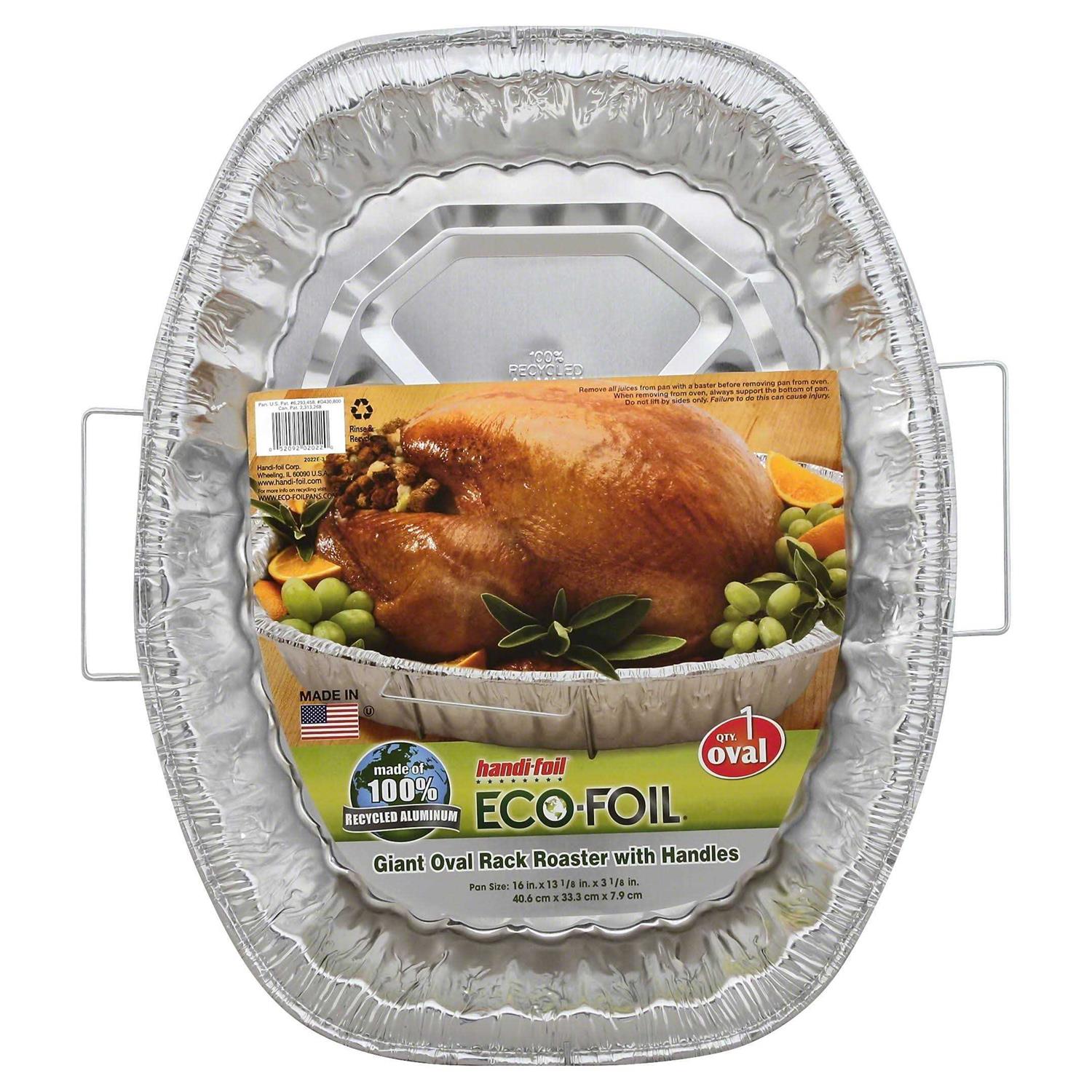 Handi-Foil Giant Oval Rack Roaster with Handles
