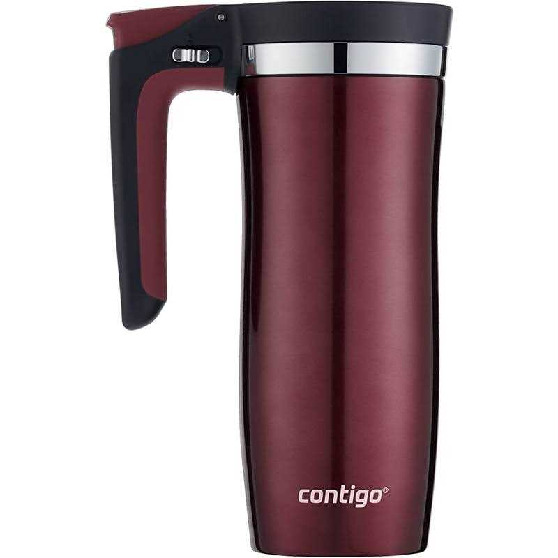 Contigo Autoseal Handled Vacuum-Insulated Stainless Steel Travel Mug with Easy-Clean Lid