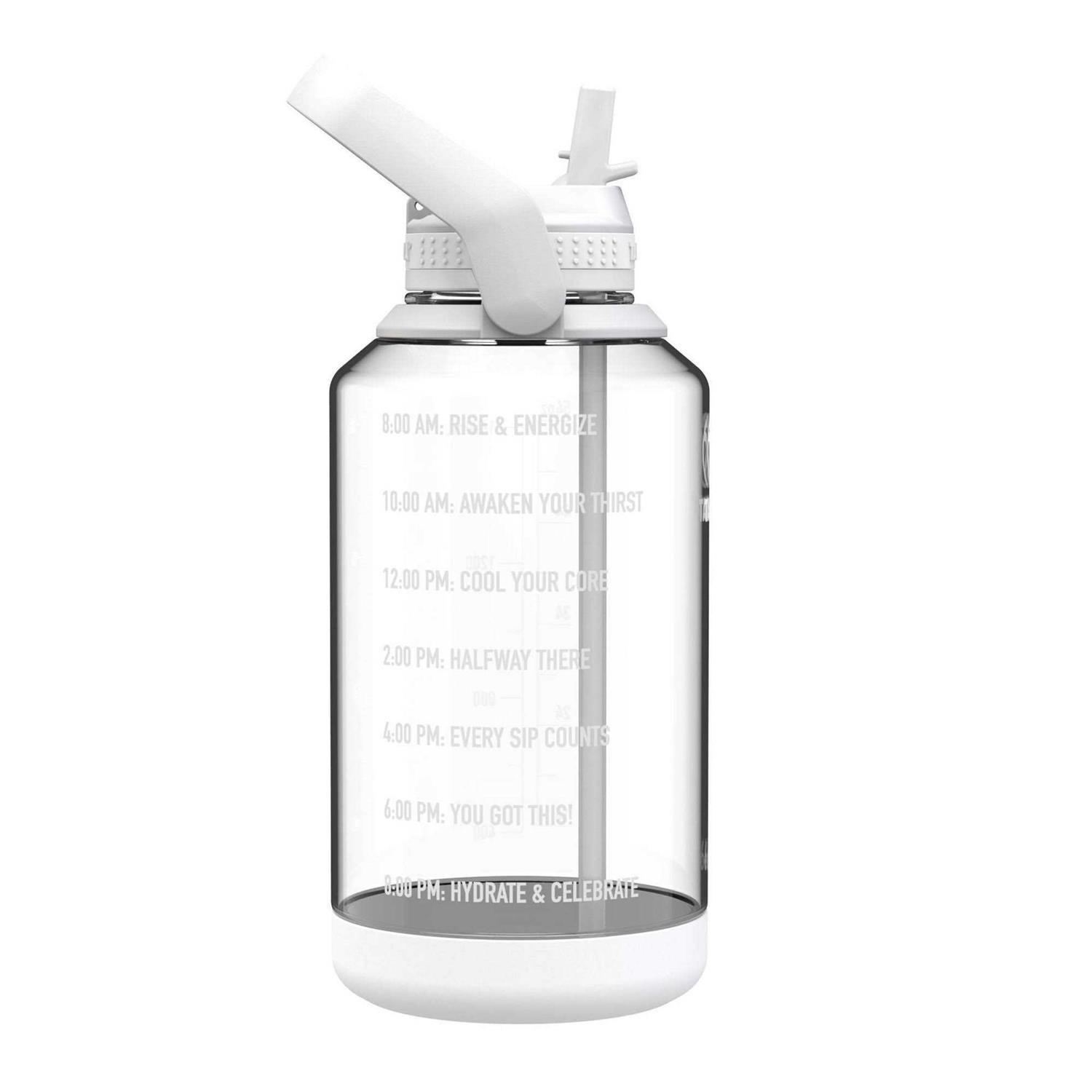 Takeya Motivational Tritan Straw Water Bottle