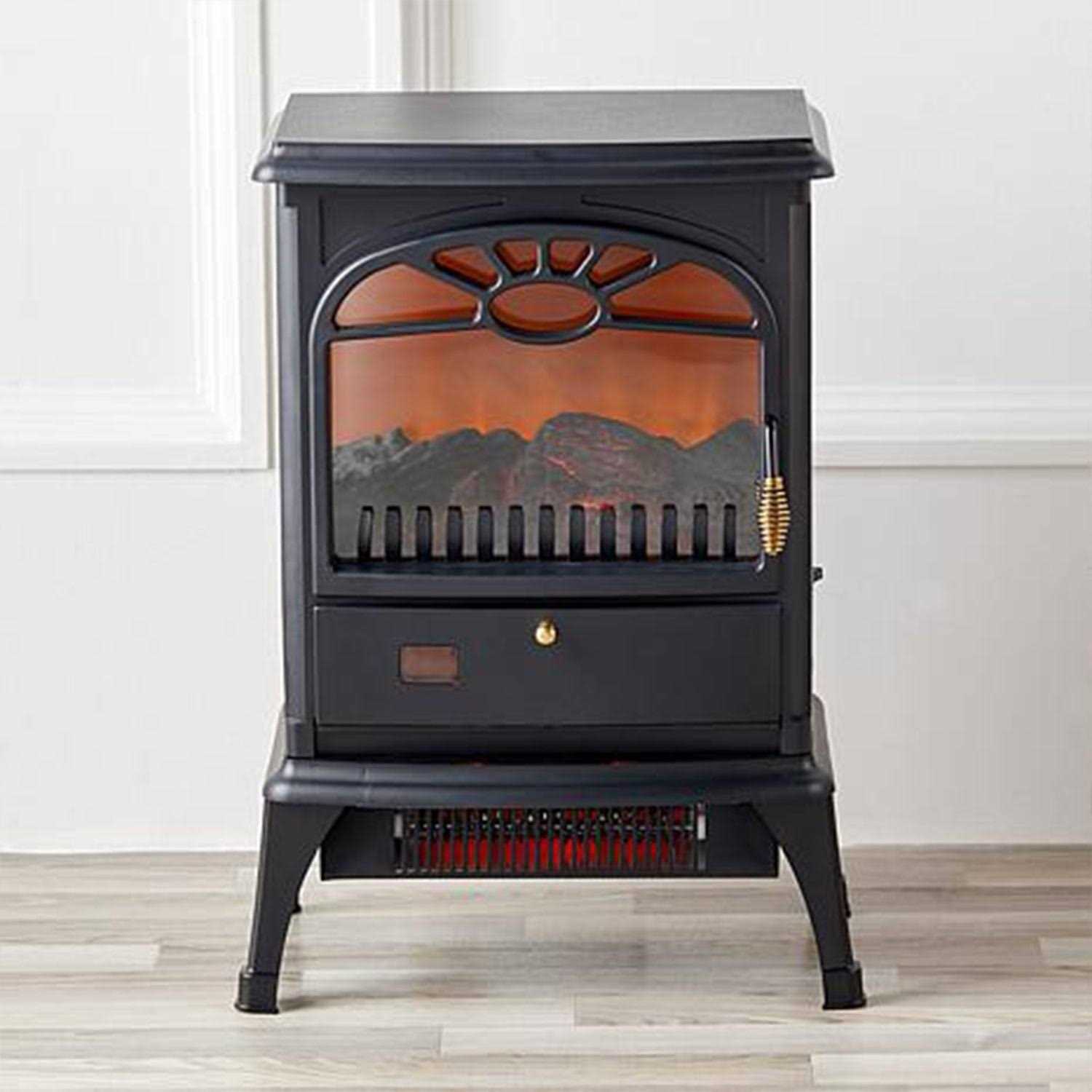 Lifesmart 17 3-Sided Electric Stove Heater with Top Heater HT1109