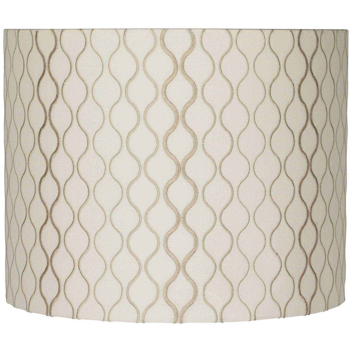 Springcrest Embroidered Hourglass Lamp Shade