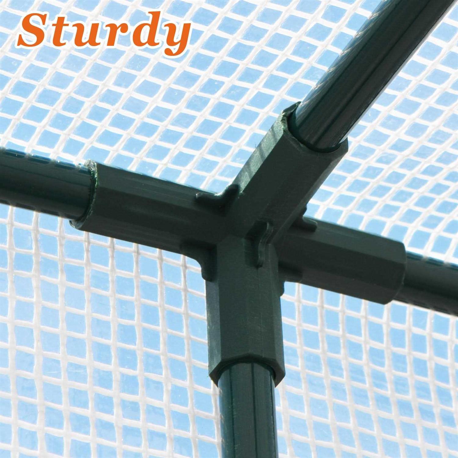 Strong Camel Walk-in Greenhouse Large Outdoor Portable Green House 3 Tiers 6 Shelves Gardening