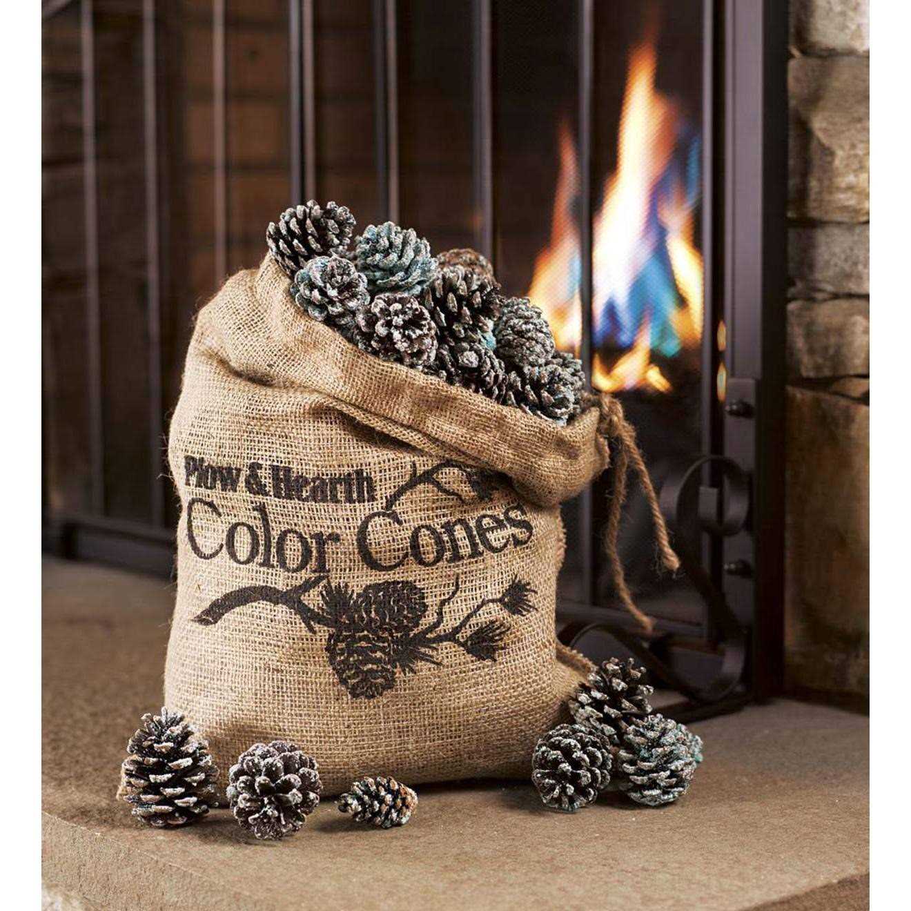 Plow & Hearth Color-Changing Fireplace Cones