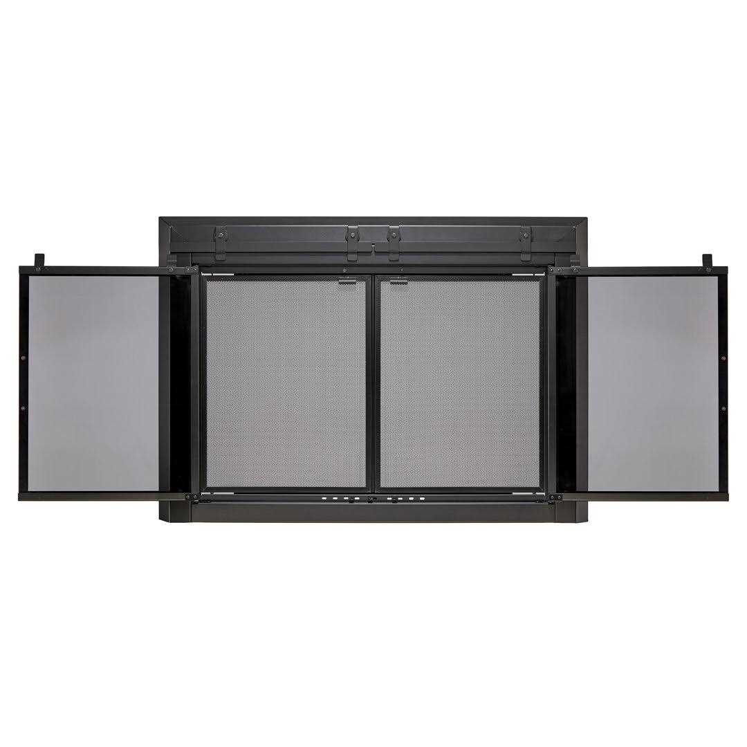 Uniflame Gregory Cabinet-style Fireplace Doors with Smoke Tempered Glass