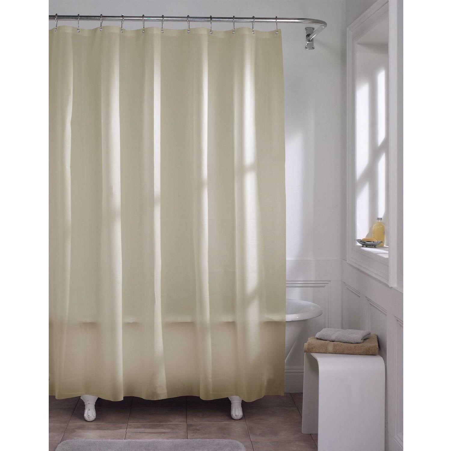 Zenna Home Super Heavyweight Vinyl Shower Curtain Liner