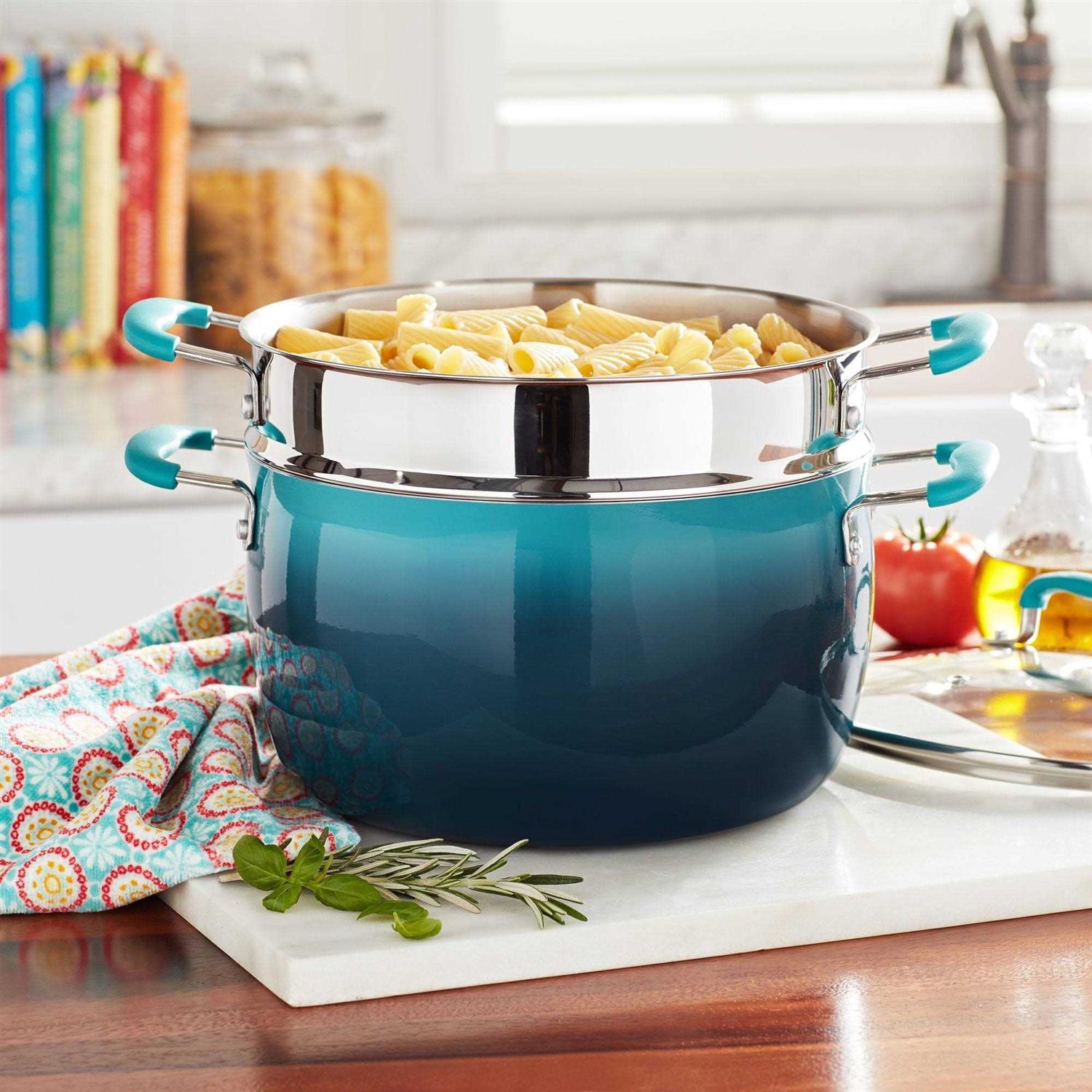 The Pioneer Woman 7qt Stock Pot with Steamer